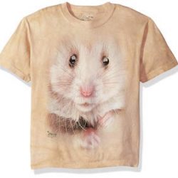 The Mountain Hamster Face Kids tee Camiseta, Niños