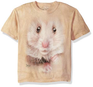 The Mountain Hamster Face Kids tee Camiseta, Niños