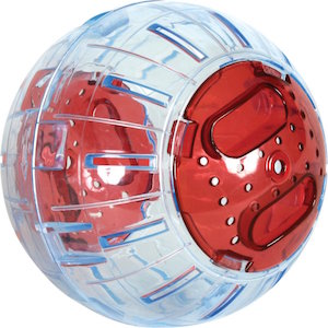 ZOLUX – Bola de Ejercicios para Animales Pequeños – 12,5 cm – Color Cereza